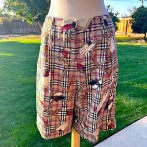 Vintage Tee Time Graphic Golf Shorts | Size 12 | Made in the USA